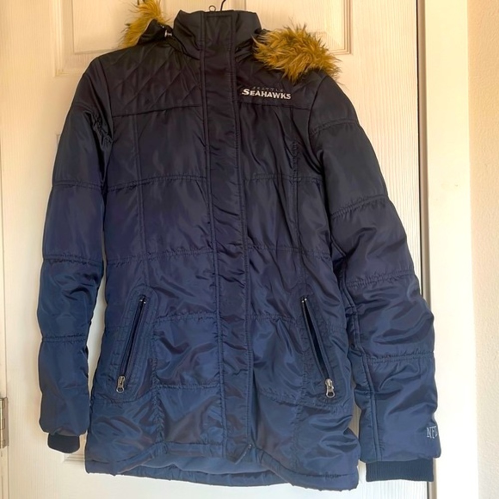 •NFL• Team Apparel• Seattle Seahawks Jacket•